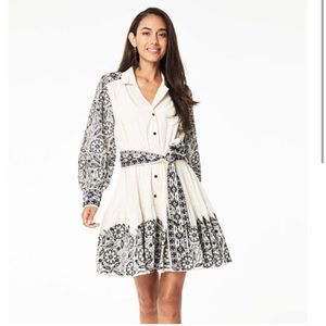 Roller Rabbit - Lodhi Embroidered Dress in Ivory